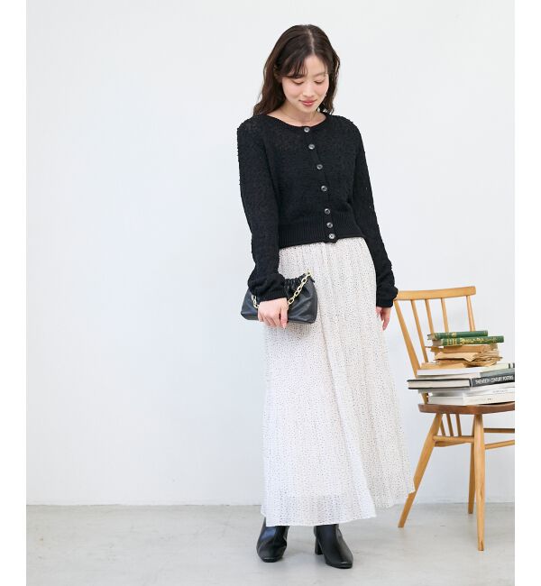  「デシン変形プリーツスカート」|スカート|