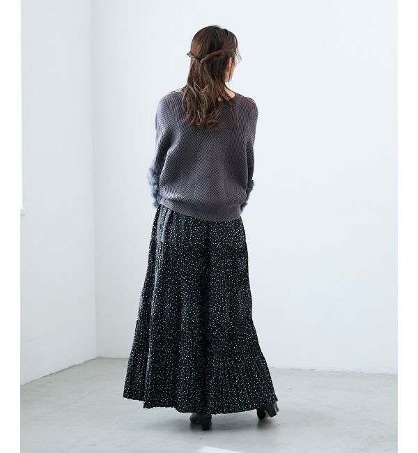  「デシン変形プリーツスカート」|スカート|