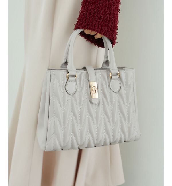 MAJESTICLEGON「クラシカルスクエアハンドバッグ」|ショルダー・メッセンジャー|