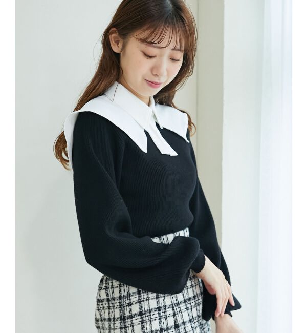 MAJESTICLEGON「クラシカルカラーセットニット」|ニット・セーター|