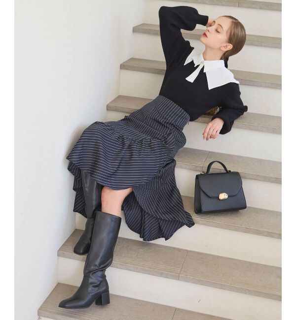 MAJESTICLEGON「クラシカルカラーセットニット」|ニット・セーター|