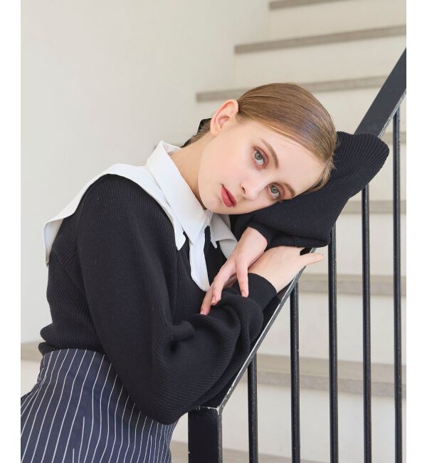 MAJESTICLEGON「クラシカルカラーセットニット」|ニット・セーター|