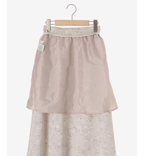 MAJESTICLEGON「シャイニーレイヤードスカート」|スカート|