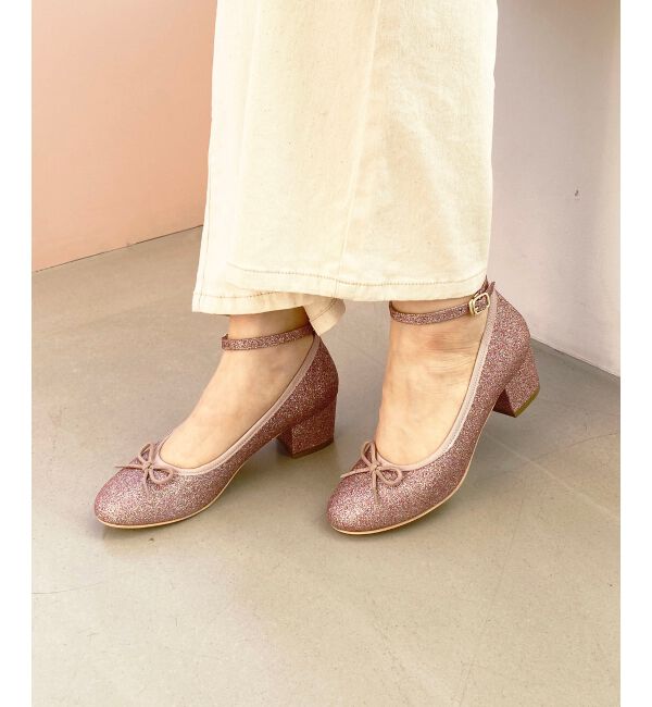 MAJESTICLEGON「ラメリボンパンプス」|パンプス|