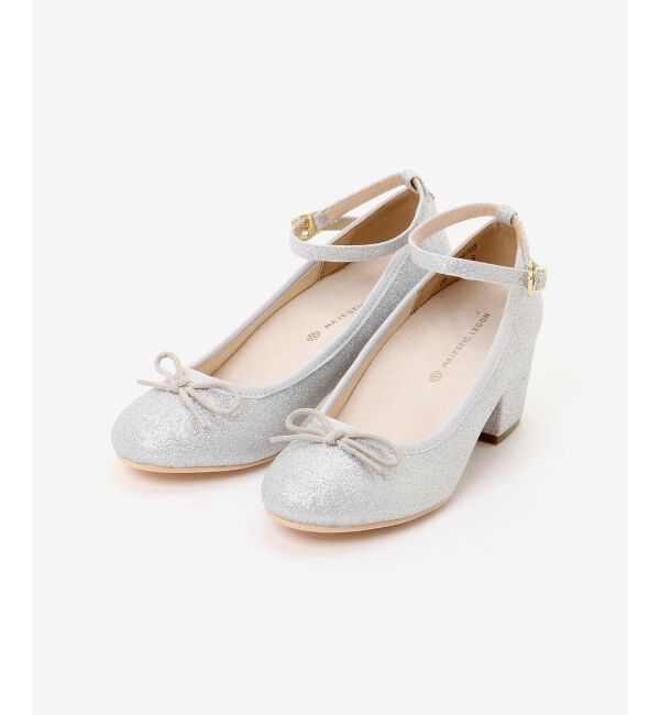 MAJESTICLEGON「ラメリボンパンプス」|パンプス|