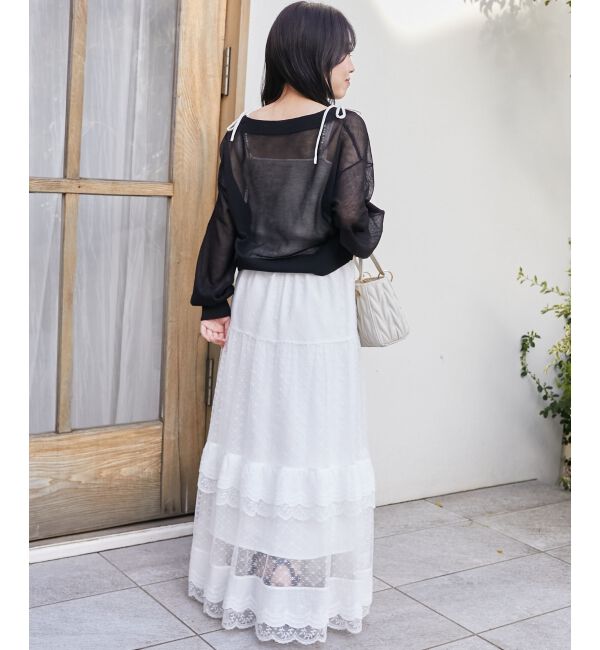  「アソートボタンシアーカーディガン」|カーディガン|