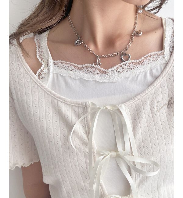  「チェーンモチーフネックレス」|ネックレス|