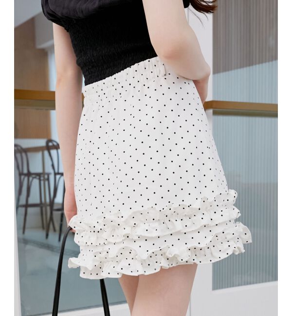  「ホイップフリルスカパン」|スカート|