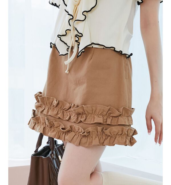  「ホイップフリルスカパン」|スカート|