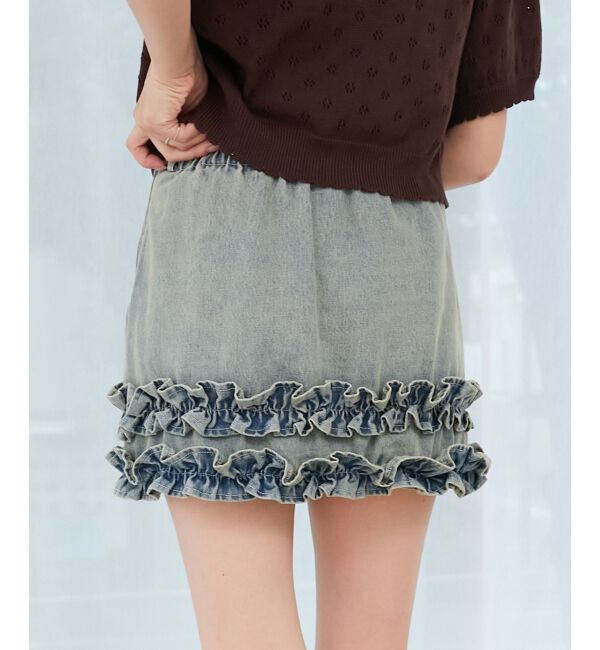  「ホイップフリルスカパン」|スカート|