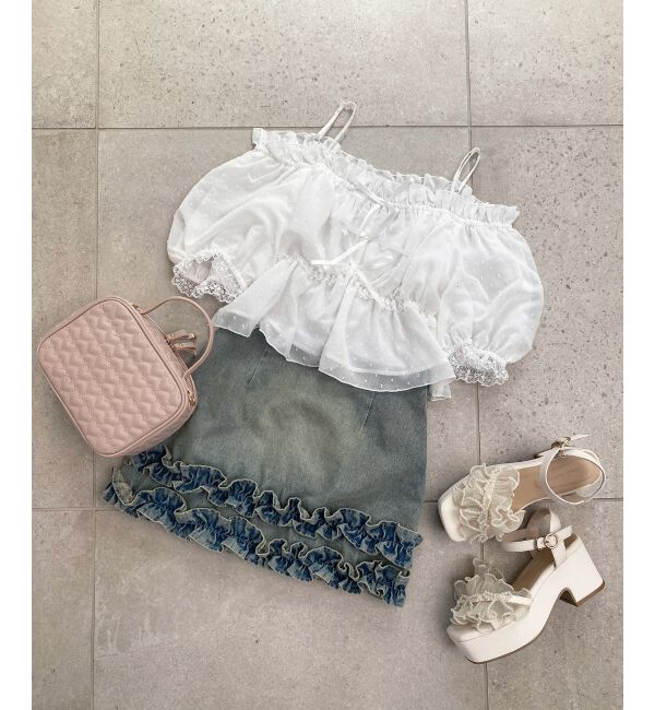  「ホイップフリルスカパン」|スカート|