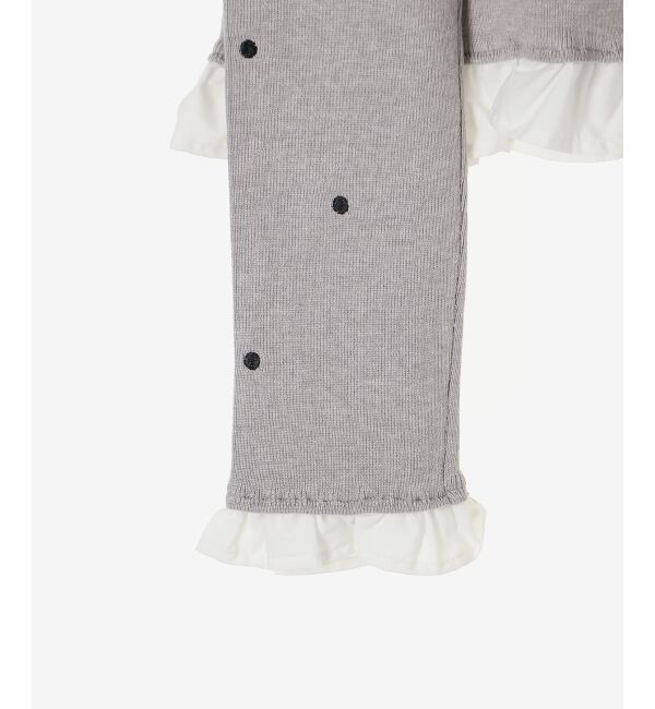  「2wayリボンドット肩あきニット」|ニット・セーター|