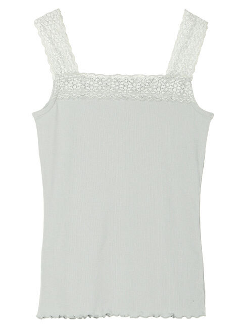 earth music&ecology「レーススクエアキャミソール」|インナー|