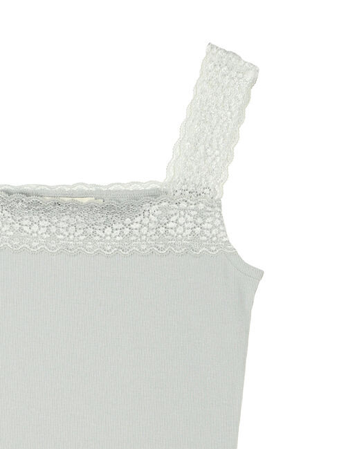 earth music&ecology「レーススクエアキャミソール」|インナー|