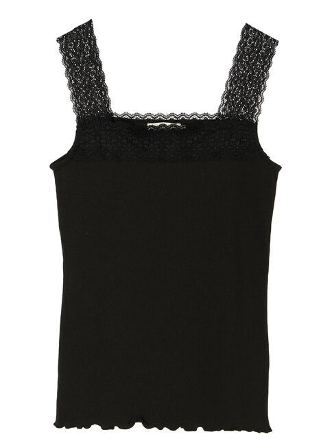 earth music&ecology「レーススクエアキャミソール」|インナー|