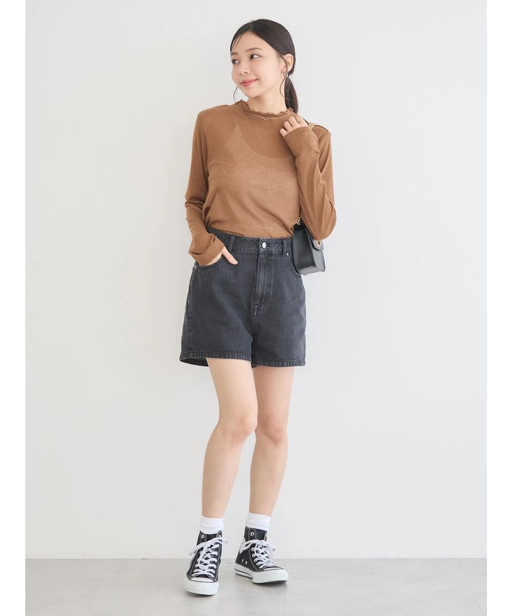 earth music&ecology「シアーリブプルオーバー」|Tシャツ・カットソー|