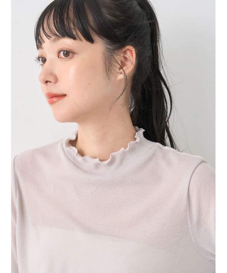 earth music&ecology「シアーリブプルオーバー」|Tシャツ・カットソー|