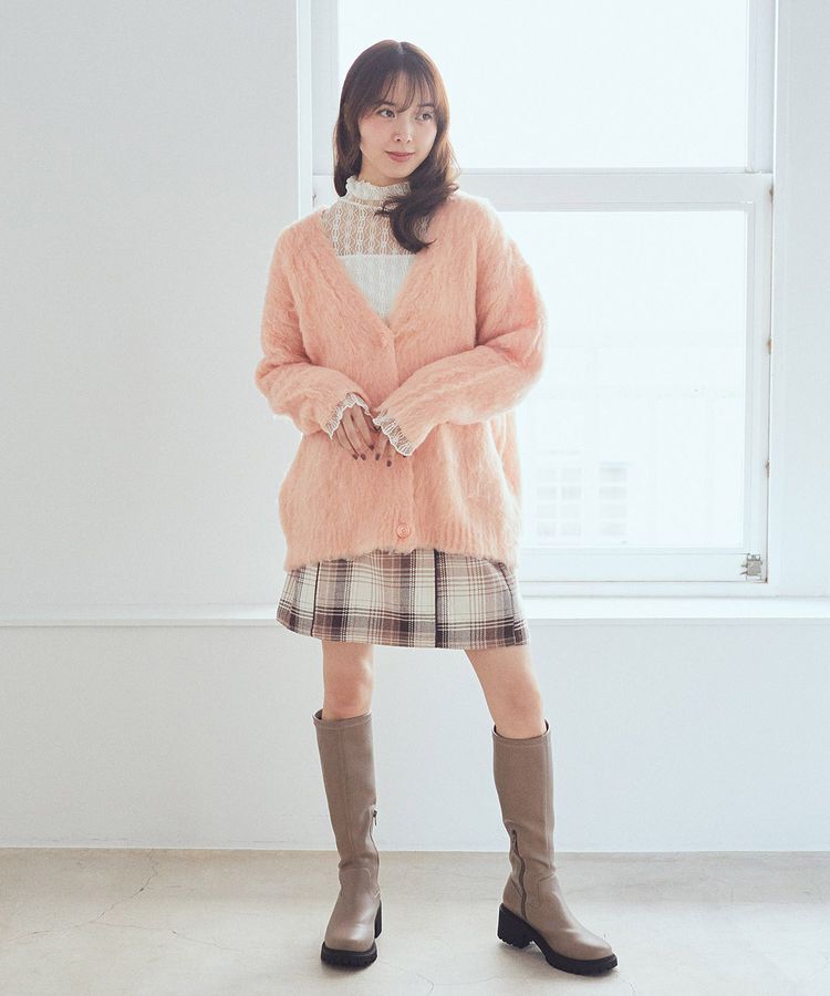 earth music&ecology「あったかレースプルオーバー」|Tシャツ・カットソー|