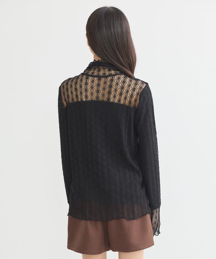 earth music&ecology「あったかレースプルオーバー」|Tシャツ・カットソー|