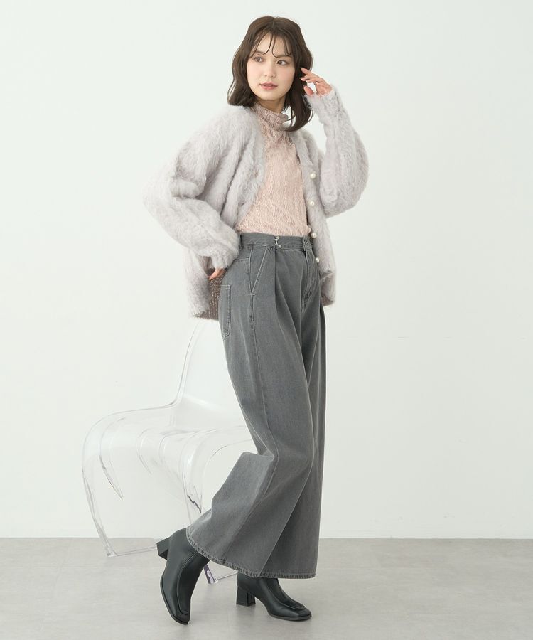 earth music&ecology「あったかレースプルオーバー」|Tシャツ・カットソー|