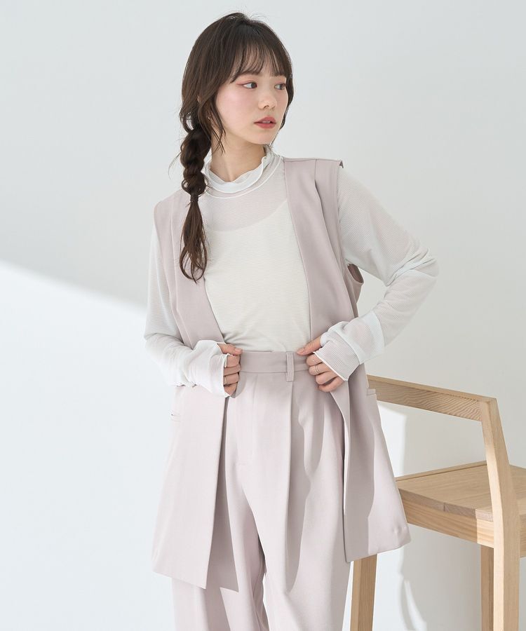 earth music&ecology「シアーラメハイネックプルオーバー」|Tシャツ・カットソー|