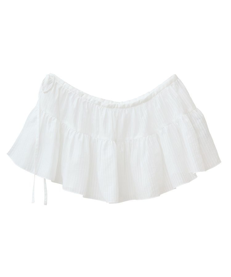 earth music&ecology「シアーストライプラップスカート」|スカート|