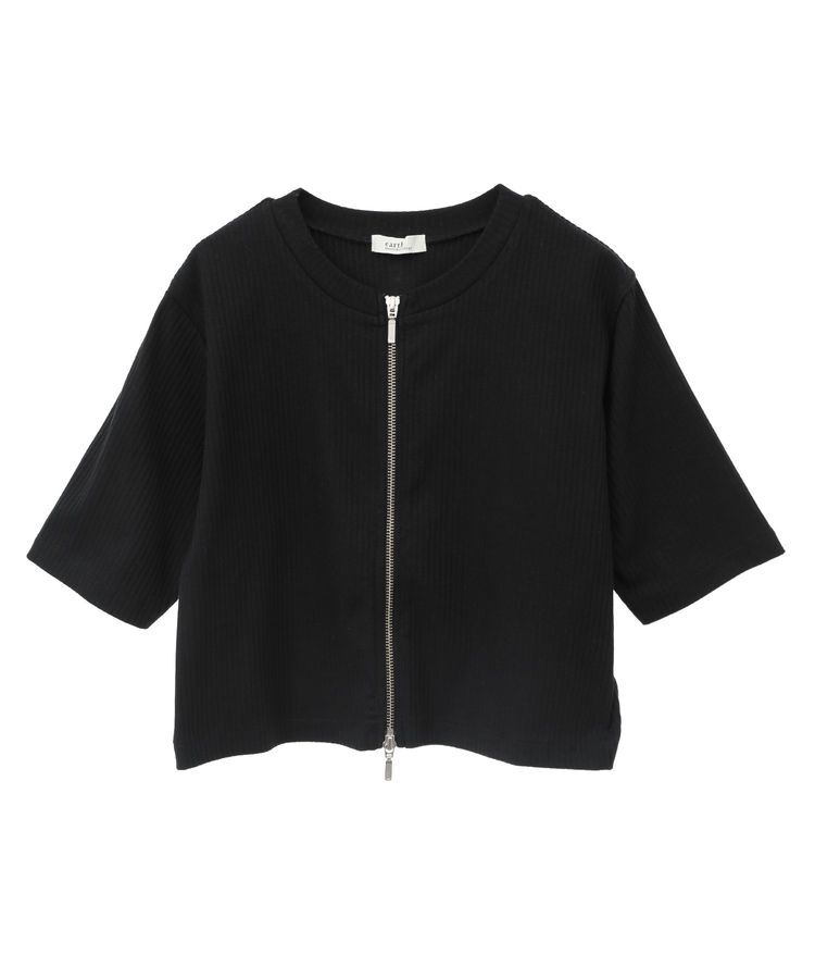 earth music&ecology「カットリブWジップカーディガン」|カーディガン|