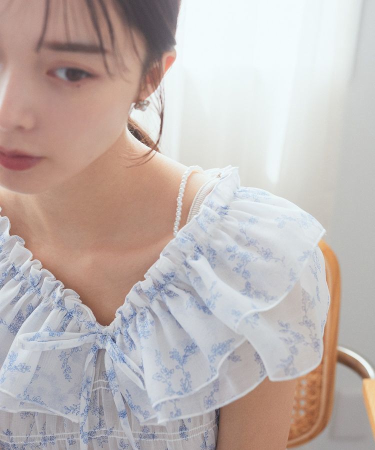 earth music&ecology「パールストラップキャミソール」|キャミソール|