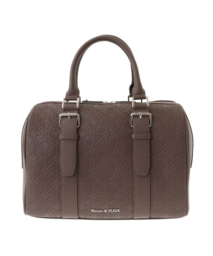 Maison de FLEUR「FLEURモノグラムボストンバッグ」|ハンドバッグ|