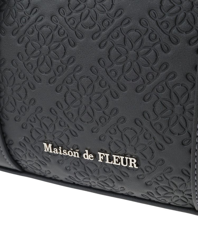 Maison de FLEUR「FLEURモノグラムボストンバッグ」|ハンドバッグ|