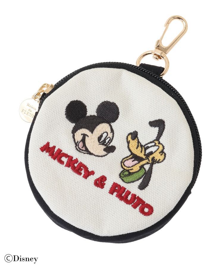 Maison de FLEUR「Mickey/Pluto/ポーチ付ショルダー」|トートバッグ|