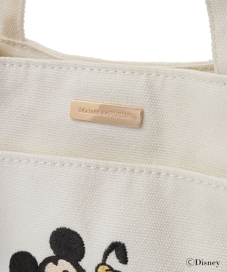 Maison de FLEUR「Mickey/Pluto/ポーチ付ショルダー」|トートバッグ|