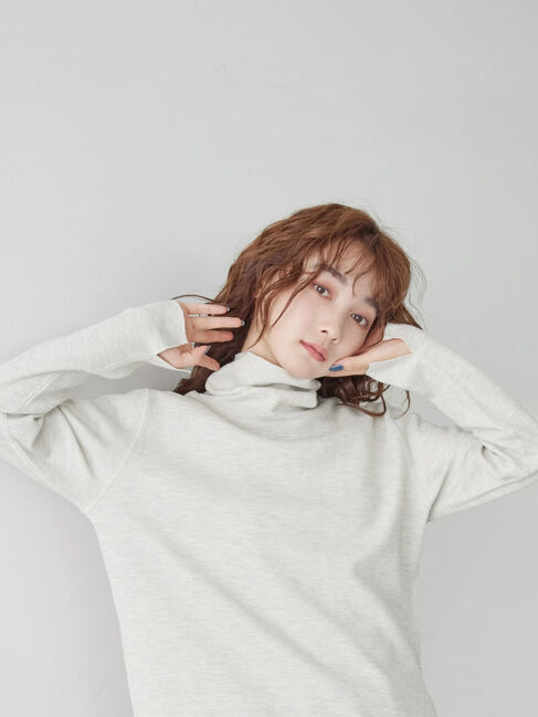  「リブタートルカットプルオーバー」|Tシャツ・カットソー|