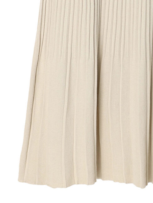  「ニットプリーツスカート」|スカート|