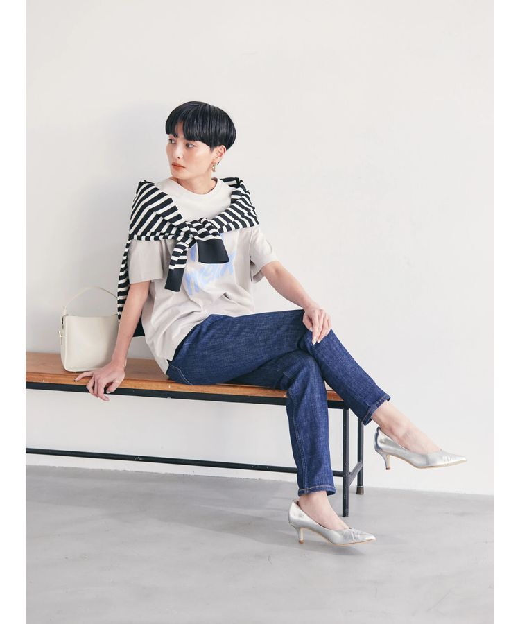 AMERICAN HOLIC「テーパードデニムパンツ」|デニム|