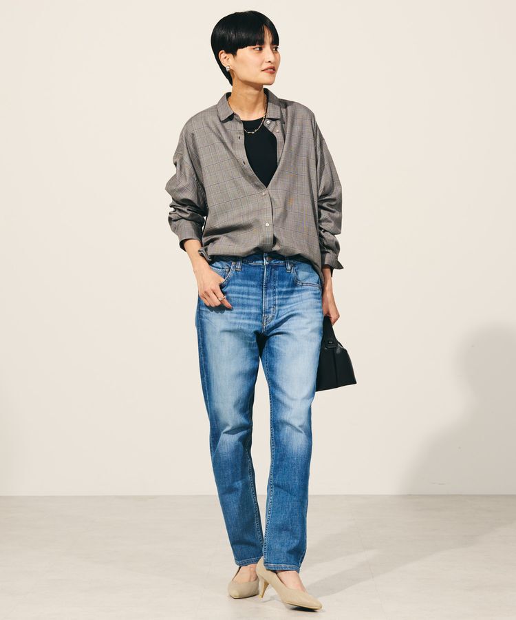 AMERICAN HOLIC「テーパードデニムパンツ」|デニム|