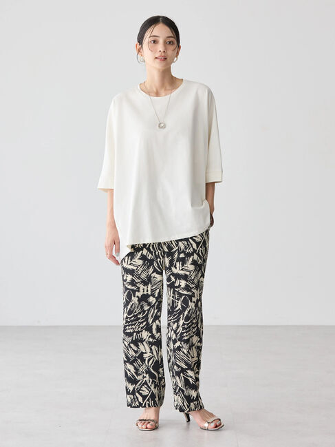 AMERICAN HOLIC「イージーケア+接触冷感プリントリラックスパンツ」|その他|