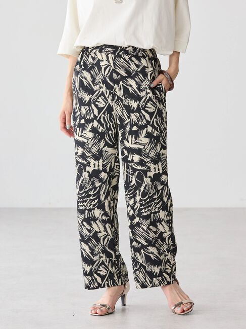 AMERICAN HOLIC「イージーケア+接触冷感プリントリラックスパンツ」|その他|