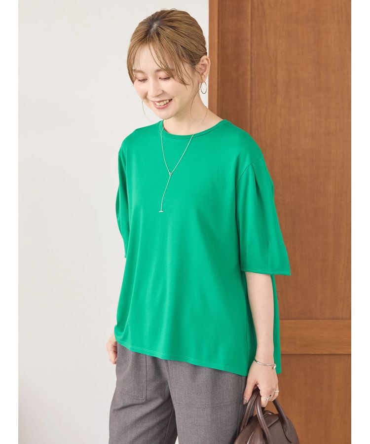 AMERICAN HOLIC「接触冷感袖コンシャスカットプルオーバー」|Tシャツ・カットソー|