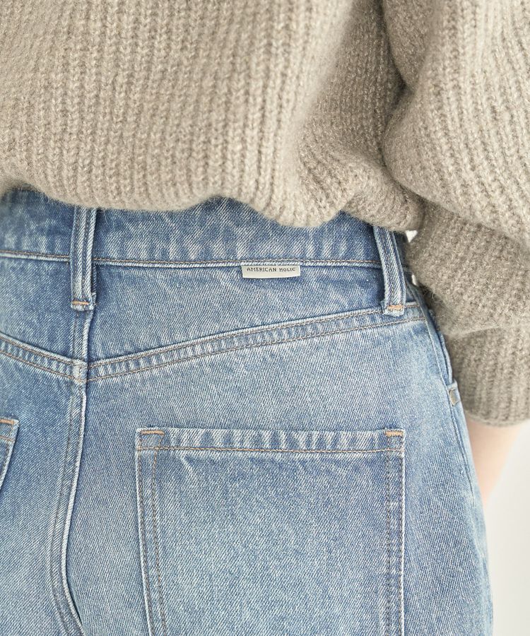 AMERICAN HOLIC「【WEB限定・小柄女性向け】ストレートデニム」|デニム|