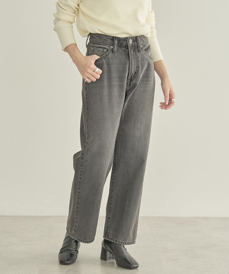 AMERICAN HOLIC「【WEB限定・小柄女性向け】ストレートデニム」|デニム|