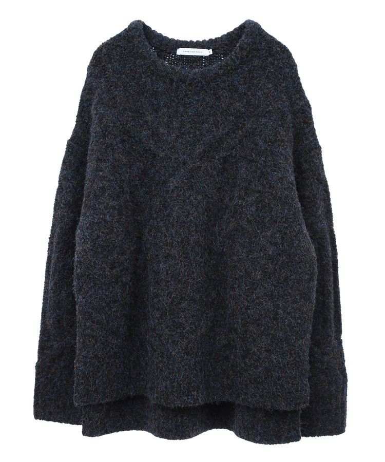 AMERICAN HOLIC「ローゲージアラン柄ニットプルオーバー」|ニット・セーター|