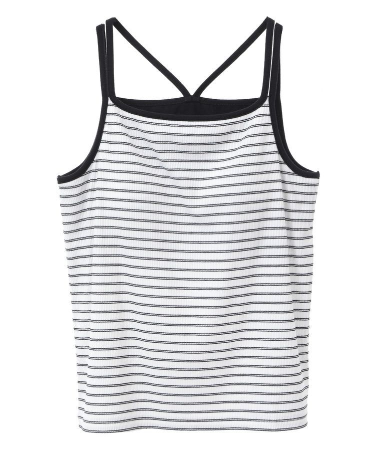 AMERICAN HOLIC「カップ付きバッククロスボーダーキャミソール」|インナー|