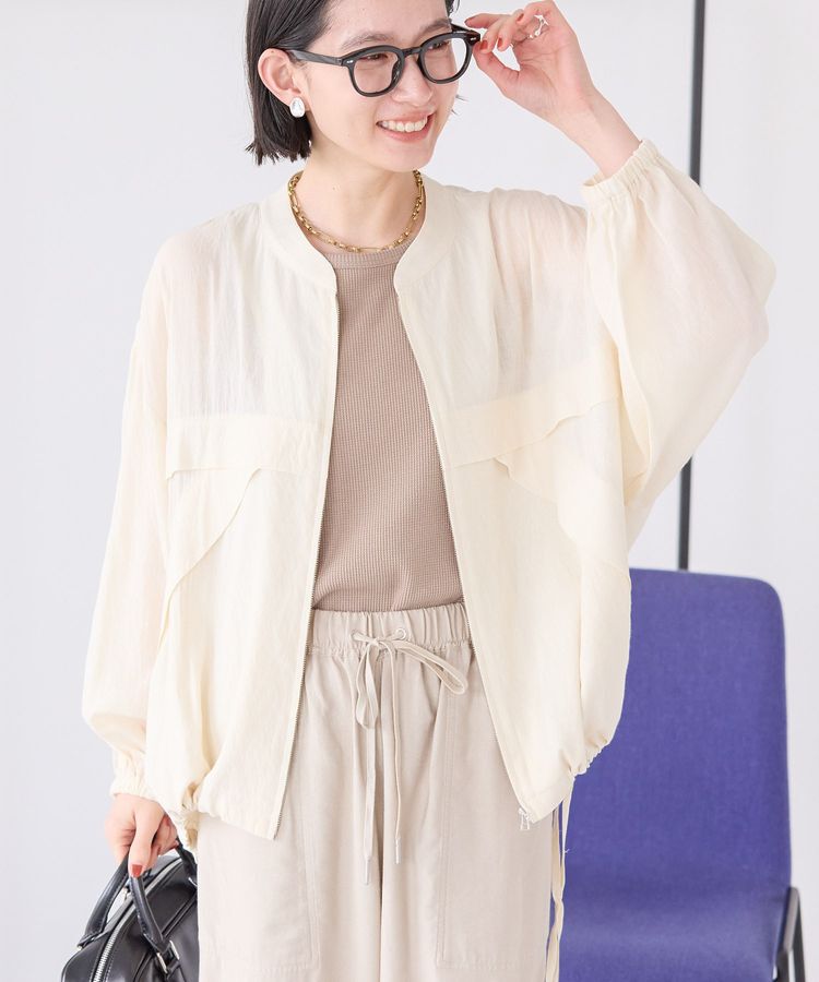 AMERICAN HOLIC「接触冷感シアースポーティーブルゾン」|その他|Ivory