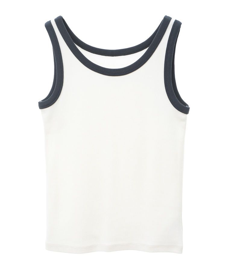 AMERICAN HOLIC「バイカラーテレコタンクトップ」|インナー|