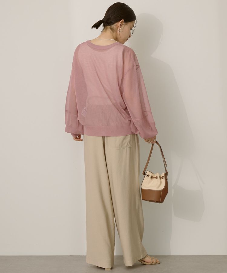 AMERICAN HOLIC「【WEB限定】接触冷感2WAYシアーニットカーディガン」|カーディガン|