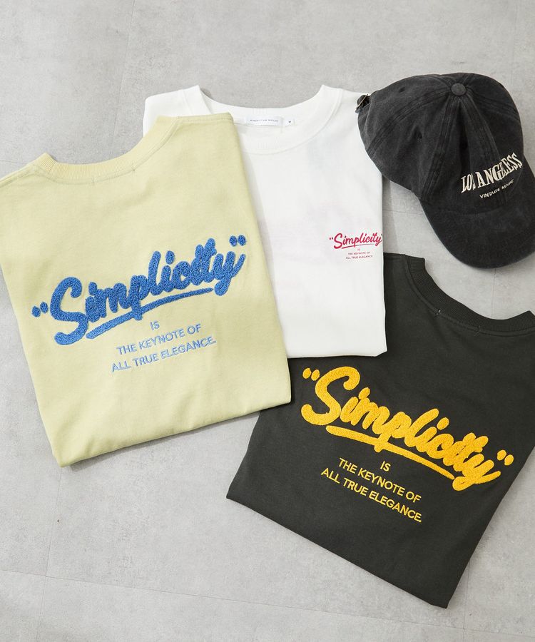 AMERICAN HOLIC「サガラ刺繍Tシャツ」|Tシャツ・カットソー|