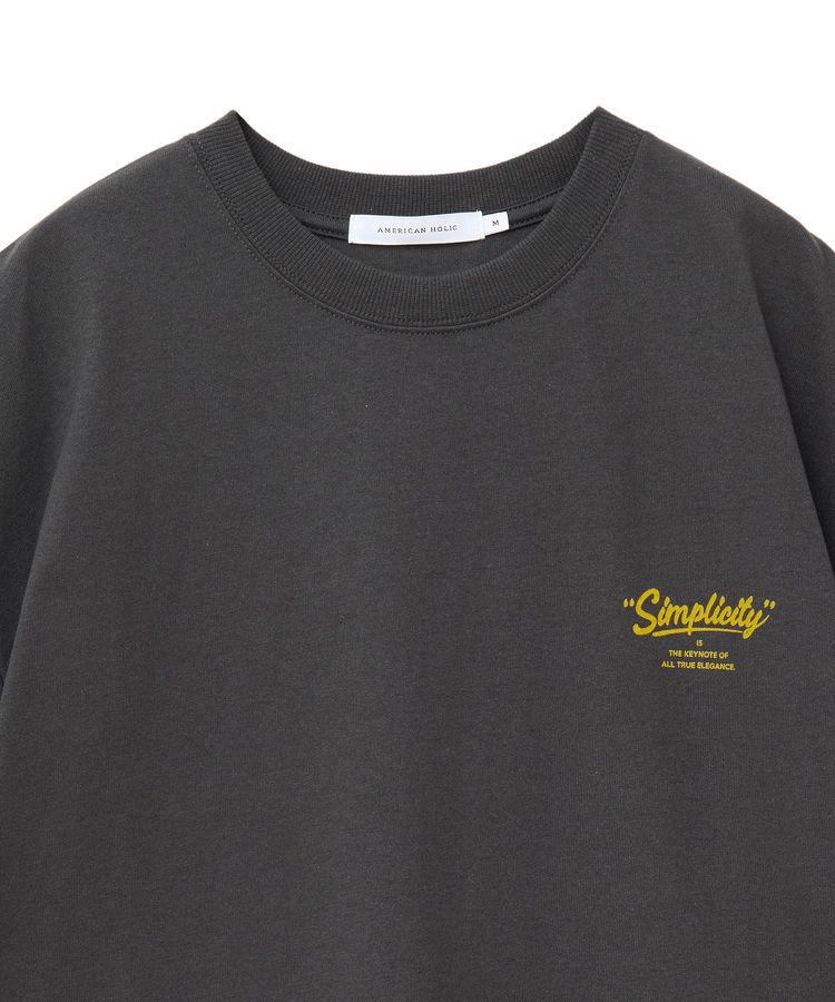 AMERICAN HOLIC「サガラ刺繍Tシャツ」|Tシャツ・カットソー|