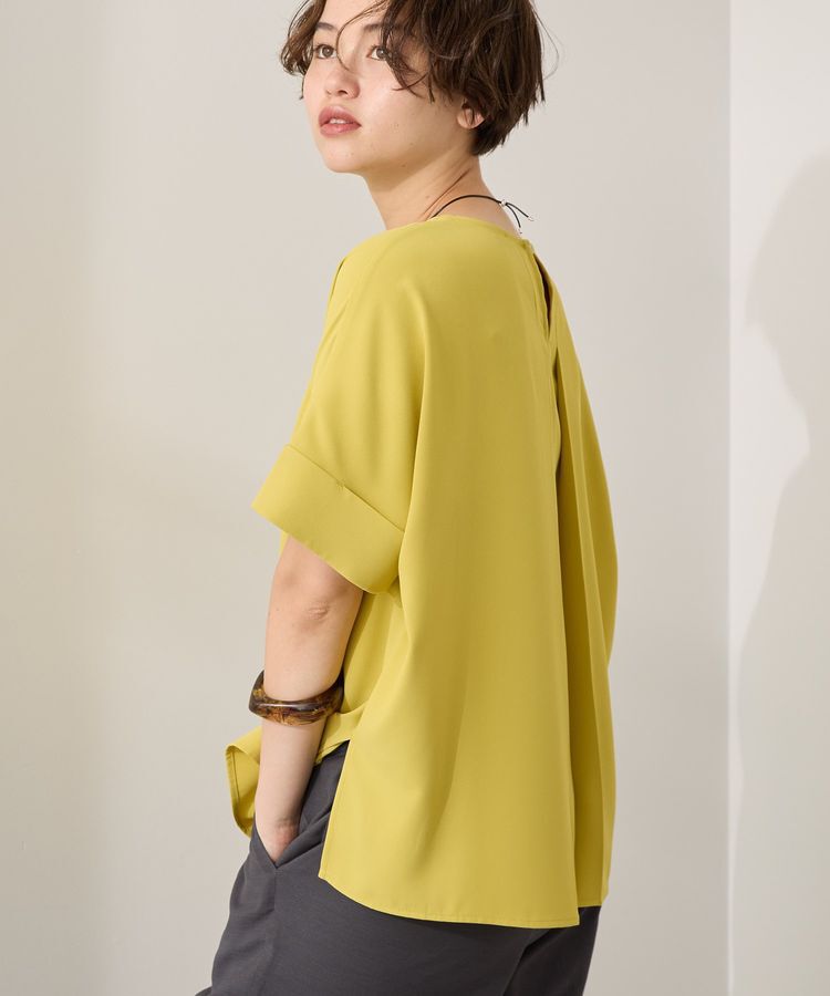 AMERICAN HOLIC「イージーケア+接触冷感バックタック半袖プルオーバー」|Tシャツ・カットソー|