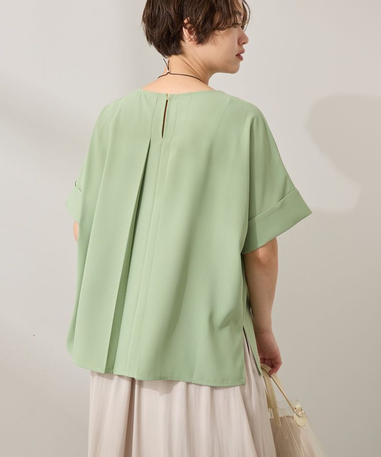 AMERICAN HOLIC「イージーケア+接触冷感バックタック半袖プルオーバー」|Tシャツ・カットソー|